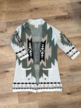 Women's Fashion Winter Vintage Tribal Knitted Cardigan Sweater Coat Blouse Top*